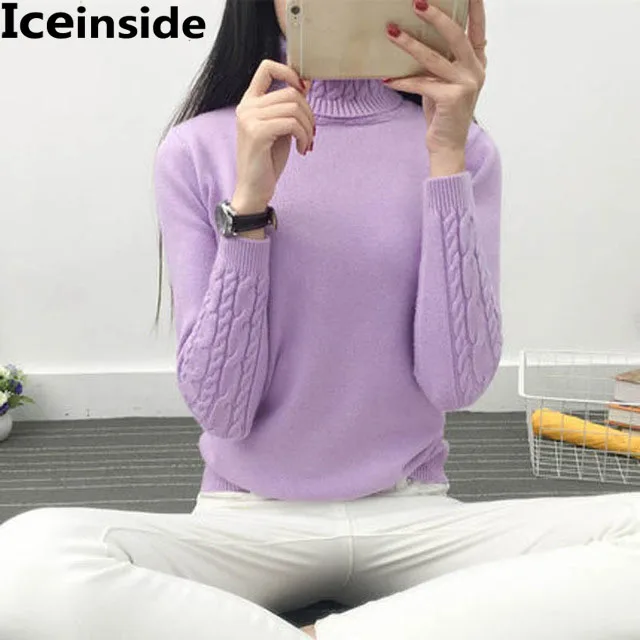 Iceinside Women Fashion Twist Turtlenecks Sweater Female Knitted Long Sleeve Sweaters Pullovers Femme Tricot Pull Tops Jumpers
Iceinside Women Fashion Twist Turtlenecks Sweater Female Knitted Long Sleeve Sweaters Pullovers Femme Tricot Pull Tops Jumpers
