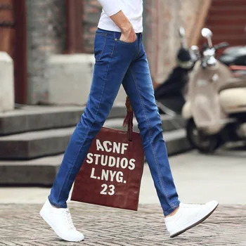 CO 2019 jeans male youth cultivate one's morality elastic grinding white feet jeans
CO 2019 jeans male youth cultivate one's morality elastic grinding white feet jeans