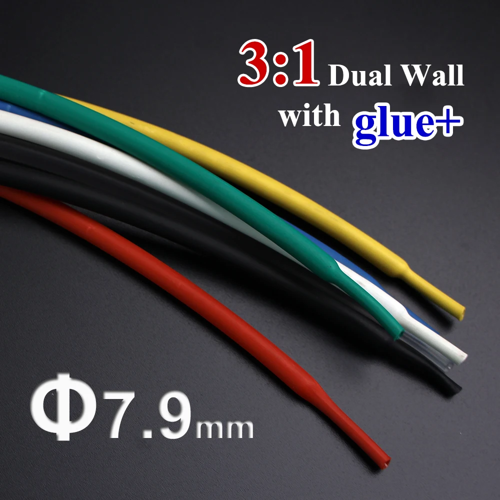 Φ16mm Adhesivo Forrado 4:1 Rojo heatshrink CALOR SHRINK TUBO 1m Tubo Sleeving