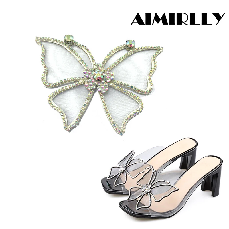 One Pair synthetic Crystal Bow Mesh Shoe Charms For Women Mules High Heels Decorations Black White Shoes Accessories DIY Charm
One Pair synthetic Crystal Bow Mesh Shoe Charms For Women Mules High Heels Decorations Black White Shoes Accessories DIY Charm