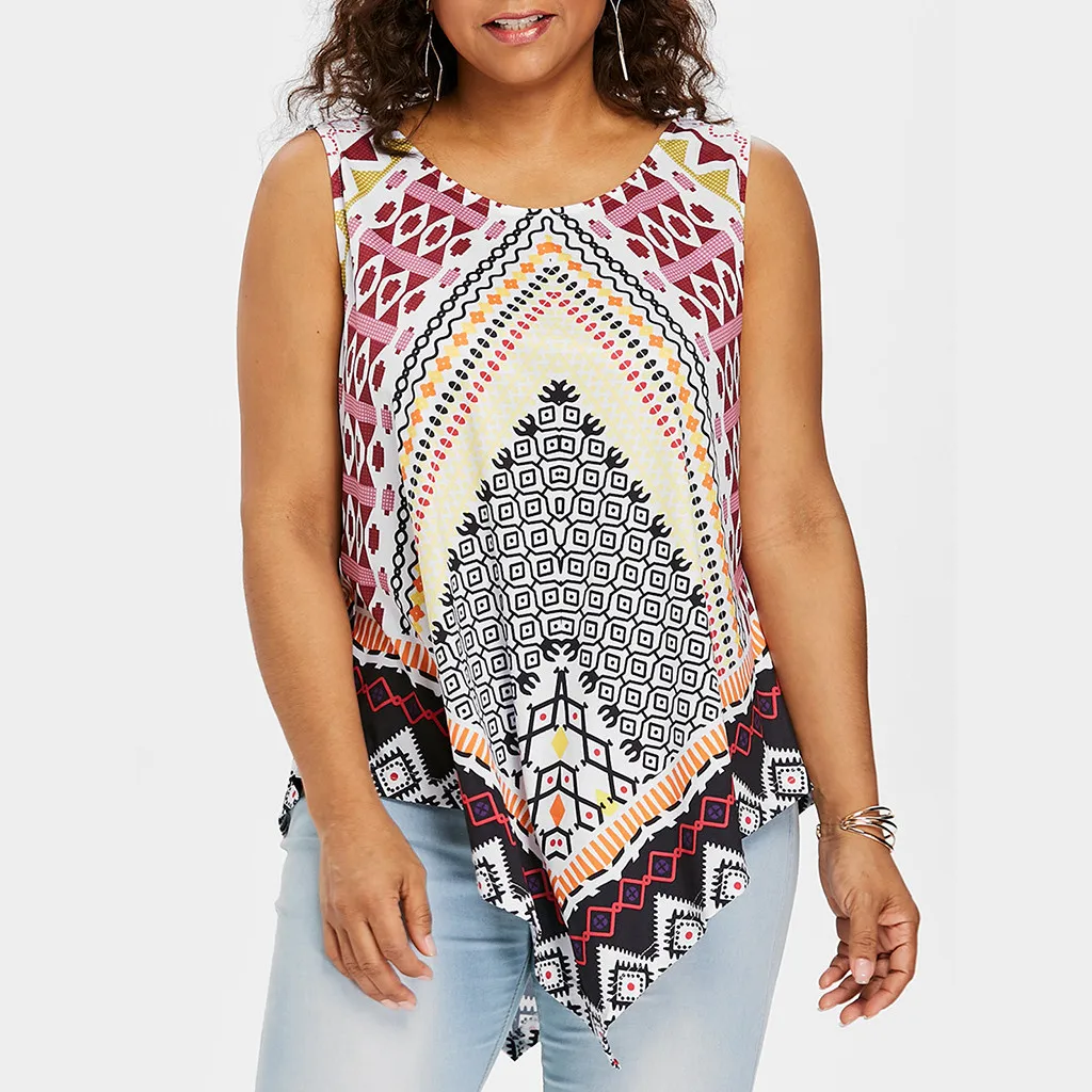 Tank Top Plus Size Womens Casual Print Irregularity Sleeveless Tops Loose O-Neck Stretch Soft Daily Summer Tank Tops L-5XL
Tank Top Plus Size Womens Casual Print Irregularity Sleeveless Tops Loose O-Neck Stretch Soft Daily Summer Tank Tops L-5XL