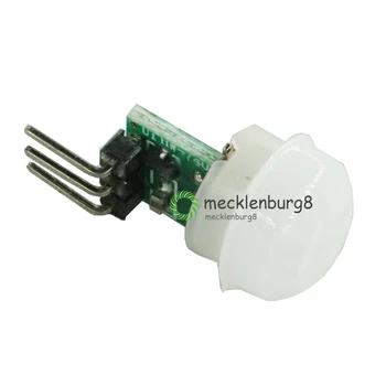 Mini IR Pyroelectric Infrared PIR Motion Human Sensor Automatic Detector Module AM312 Sensor DC 2.7 to 12V Low Power Board
Mini IR Pyroelectric Infrared PIR Motion Human Sensor Automatic Detector Module AM312 Sensor DC 2.7 to 12V Low Power Board