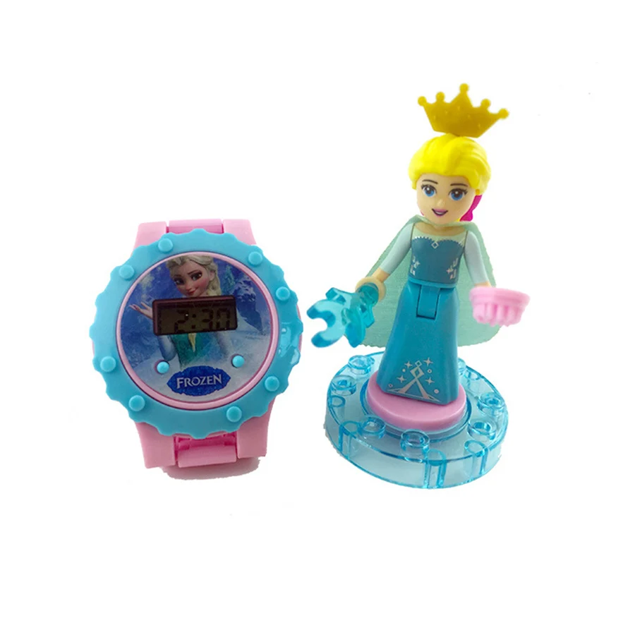 Princess Watch Building Blocks Queen Elsa Anna Figures Bricks Toys for Children Compatible LegoING NinjagoINGLY Watches Gift
Princess Watch Building Blocks Queen Elsa Anna Figures Bricks Toys for Children Compatible LegoING NinjagoINGLY Watches Gift