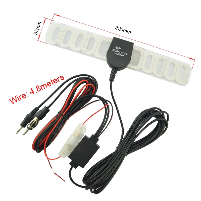 Newest 5M Car TV Digital DVB-T 2in1 FM/Radio Antenna Amp Booster F Connector Fit for Most Cars
Newest 5M Car TV Digital DVB-T 2in1 FM/Radio Antenna Amp Booster F Connector Fit for Most Cars