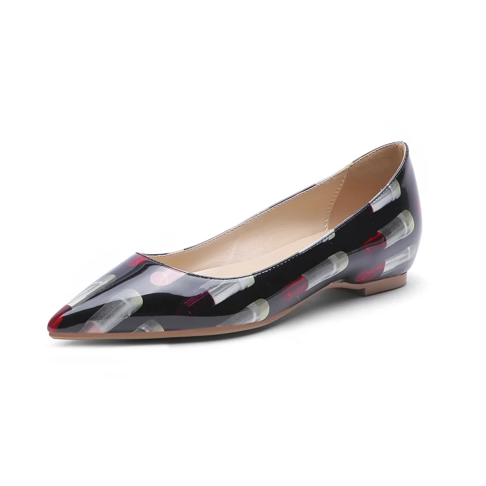 Women's flat shoes summer autumn fashion lipstick patent leather fabric pointed toe comfortable inner casual shoes women
Women's flat shoes summer autumn fashion lipstick patent leather fabric pointed toe comfortable inner casual shoes women