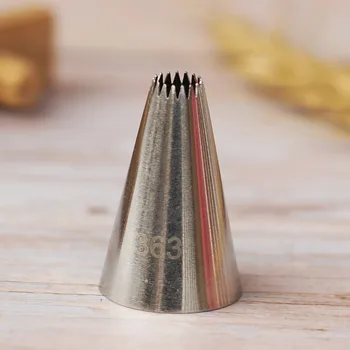 #363 Open Star Piping Nozzle Small Size Cake Decorating Pastry Icing Tips Bakeware Kitchen Cookies Tools Stainless Steel
#363 Open Star Piping Nozzle Small Size Cake Decorating Pastry Icing Tips Bakeware Kitchen Cookies Tools Stainless Steel