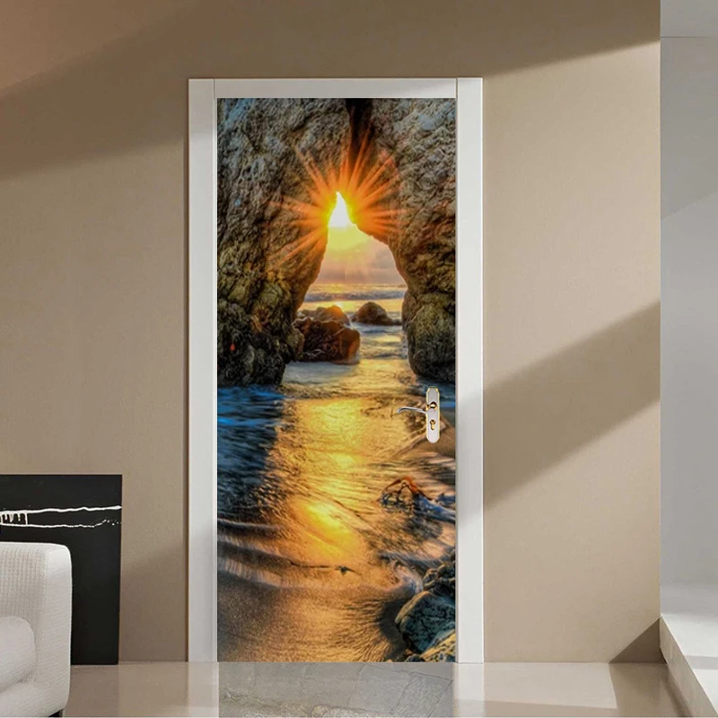 Self-Adhesive Door Sticker 3D Sunset Beach Landscape Oil Painting Wallpaper Living Room Dining Room Home Decor Decals 3D Sticker
Self-Adhesive Door Sticker 3D Sunset Beach Landscape Oil Painting Wallpaper Living Room Dining Room Home Decor Decals 3D Sticker