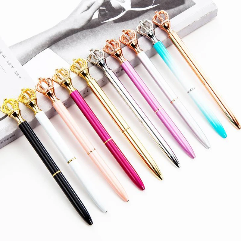 1 Pcs Kawaii Shining Big Crown Ballpoint Pens Metal Crystal Diamond Ball Pens Writing Stationery Student Supplies Gifts
1 Pcs Kawaii Shining Big Crown Ballpoint Pens Metal Crystal Diamond Ball Pens Writing Stationery Student Supplies Gifts