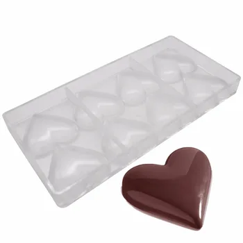 Heart Shaped Chocolate Mold Polycarbonate Heart Chocolate Mould 4 Size For Option
Heart Shaped Chocolate Mold Polycarbonate Heart Chocolate Mould 4 Size For Option