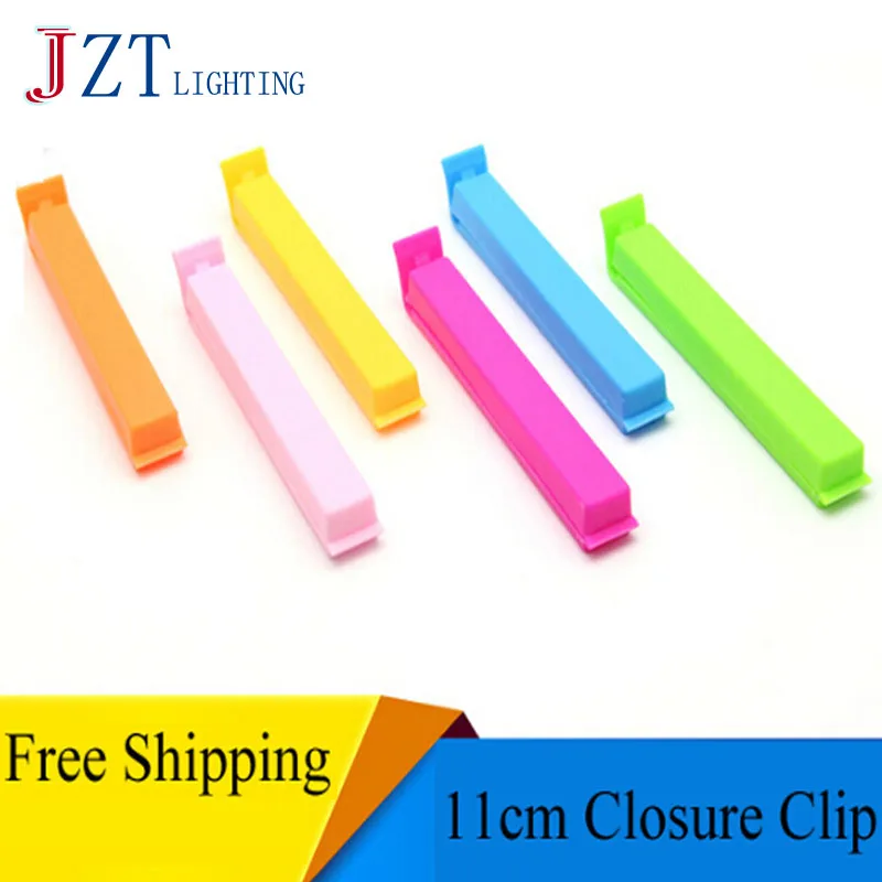 T 5pcs Food Snack Bag Storage Sealing Clips Plastic Bags Food Sealing Clamp Home Food Storage Helper Length11cm
T 5pcs Food Snack Bag Storage Sealing Clips Plastic Bags Food Sealing Clamp Home Food Storage Helper Length11cm