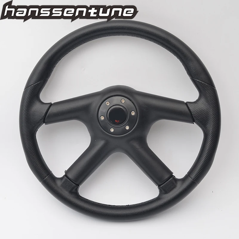 HANSSENTUNE Universal 14 inch 350mm PU Leather Steering Wheel Flat Style Racing Auto Top Racing Sports Black
HANSSENTUNE Universal 14 inch 350mm PU Leather Steering Wheel Flat Style Racing Auto Top Racing Sports Black