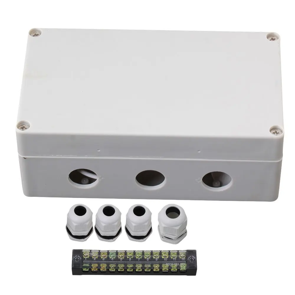 15.8x9x6cm Grey 12 Bit Plastic PG13.5 PG11 Waterproof Connector Outdoor Electric Junction Box Underground Cable Sleeve 1 to 3
15.8x9x6cm Grey 12 Bit Plastic PG13.5 PG11 Waterproof Connector Outdoor Electric Junction Box Underground Cable Sleeve 1 to 3