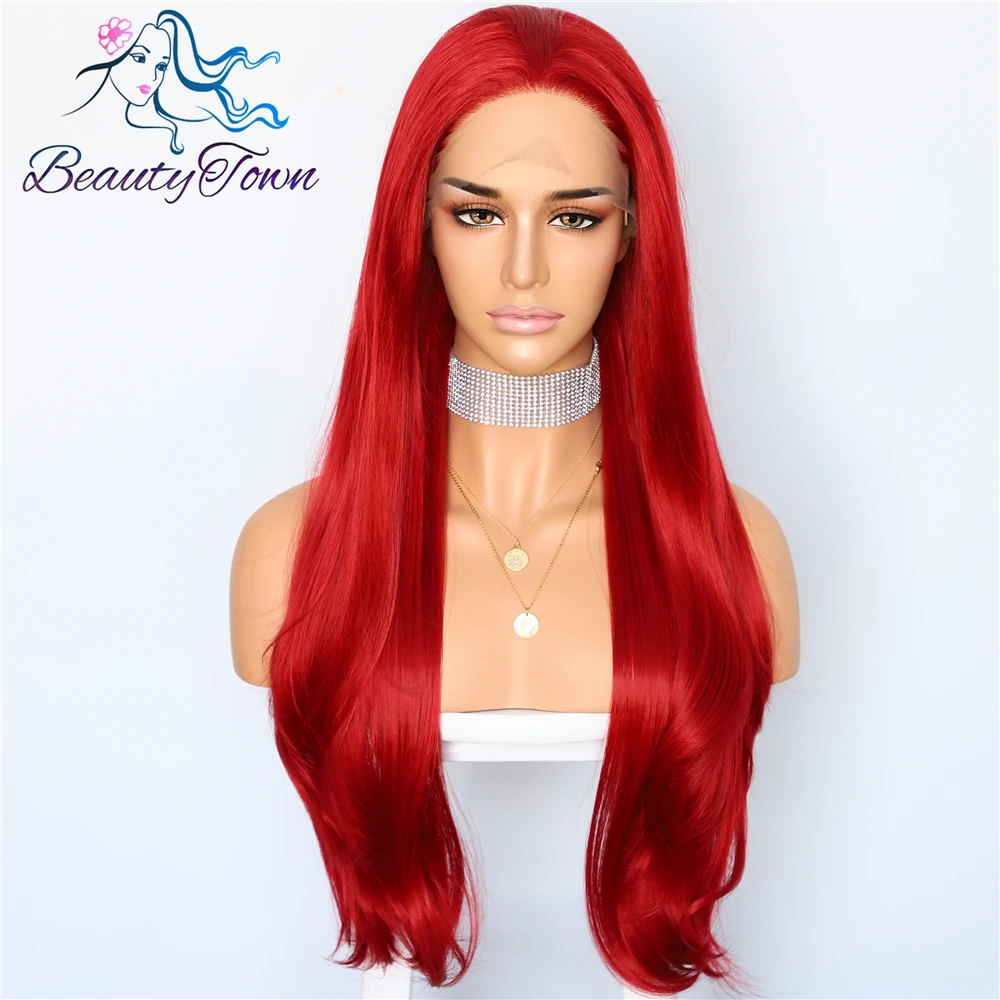 BeautyTown Red Natural Wave Type Heat Resistant Hand Tied Cosplay Women Masquerade Makeup Party Synthetic Lace Front Daily Wigs
BeautyTown Red Natural Wave Type Heat Resistant Hand Tied Cosplay Women Masquerade Makeup Party Synthetic Lace Front Daily Wigs