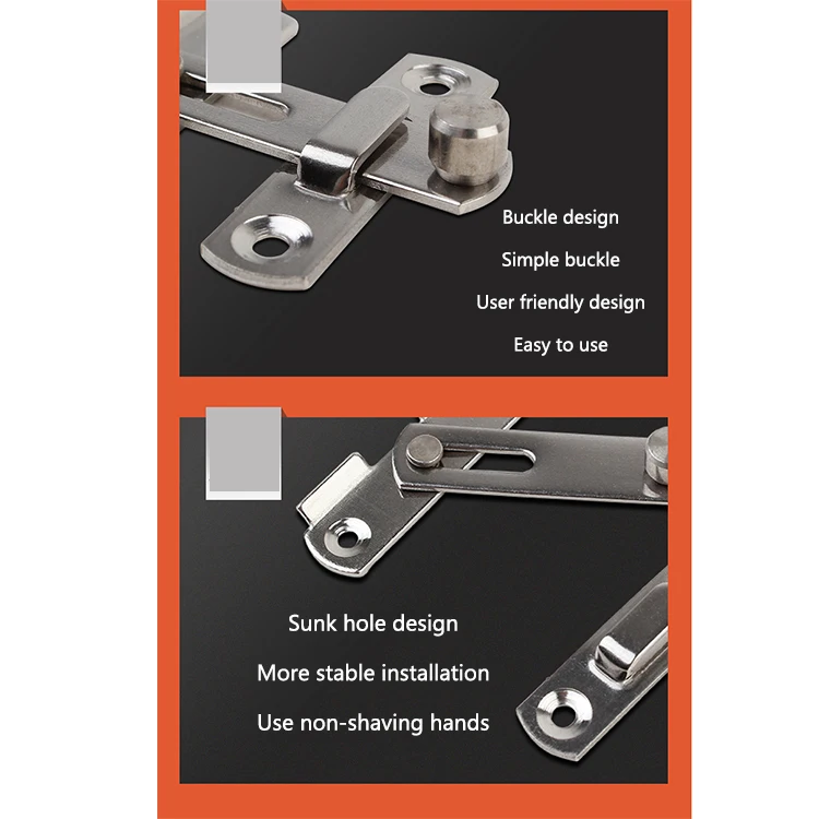 2 Inches Easy Install Hardware Hasp Latch Lock Room Anti Corrosion Cabinet Security Window Stainless Steel Home For Pet Cage
2 Inches Easy Install Hardware Hasp Latch Lock Room Anti Corrosion Cabinet Security Window Stainless Steel Home For Pet Cage