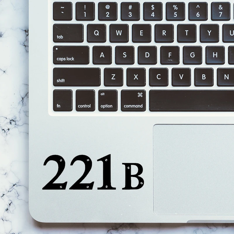 Sherlock Holmes 221B Laptop Trackpad Decal for Apple MacBook Pro Air Retina 11 12 13 15 inch Mac Keyboard Touchpad Sticker Skin
Sherlock Holmes 221B Laptop Trackpad Decal for Apple MacBook Pro Air Retina 11 12 13 15 inch Mac Keyboard Touchpad Sticker Skin