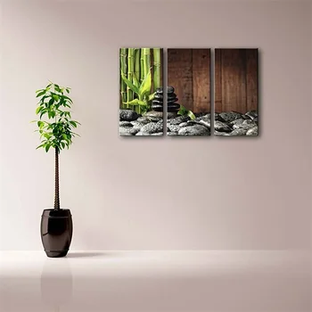 3 Panel Wall Art Green Bamboo Grove Black Zen Stones DPainting Pictures Print On Canvas The Picture For Home Modern Decoration
3 Panel Wall Art Green Bamboo Grove Black Zen Stones DPainting Pictures Print On Canvas The Picture For Home Modern Decoration