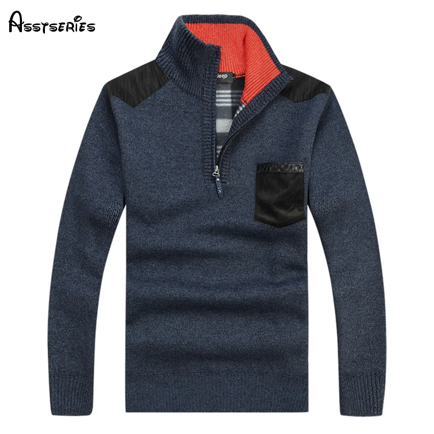 Mens Pullover Sweaters Autumn And Winter Casual knitwear Male Pullovers Half Turtleneck Classic Men's Sweaters Wool Sweater 45
Mens Pullover Sweaters Autumn And Winter Casual knitwear Male Pullovers Half Turtleneck Classic Men's Sweaters Wool Sweater 45