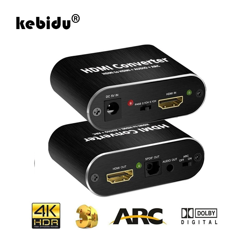 kebidu 4K 60Hz HDMI to HDMI Audio Extractor Audio Extractor ARC Optical HDMI TOSLINK SPDIF HDMI Audio Extractor Splitter Newest
kebidu 4K 60Hz HDMI to HDMI Audio Extractor Audio Extractor ARC Optical HDMI TOSLINK SPDIF HDMI Audio Extractor Splitter Newest
