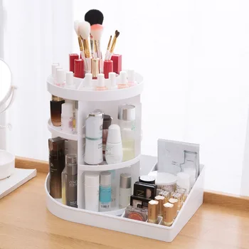 OTHERHOUSE 360 Rotating Makeup Organizer Cosmetic Storage Box Desktop Skin Care Product Shelf Jewelry Organizer Case Container
OTHERHOUSE 360 Rotating Makeup Organizer Cosmetic Storage Box Desktop Skin Care Product Shelf Jewelry Organizer Case Container