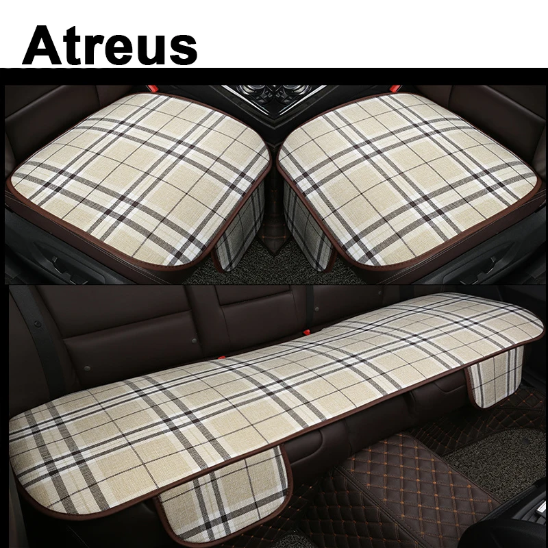 Автомобильные чехлы Atreus для сидений в бизнес-стиле Mercedes benz W204 W203 W211 W205 AMG Mini cooper Skoda