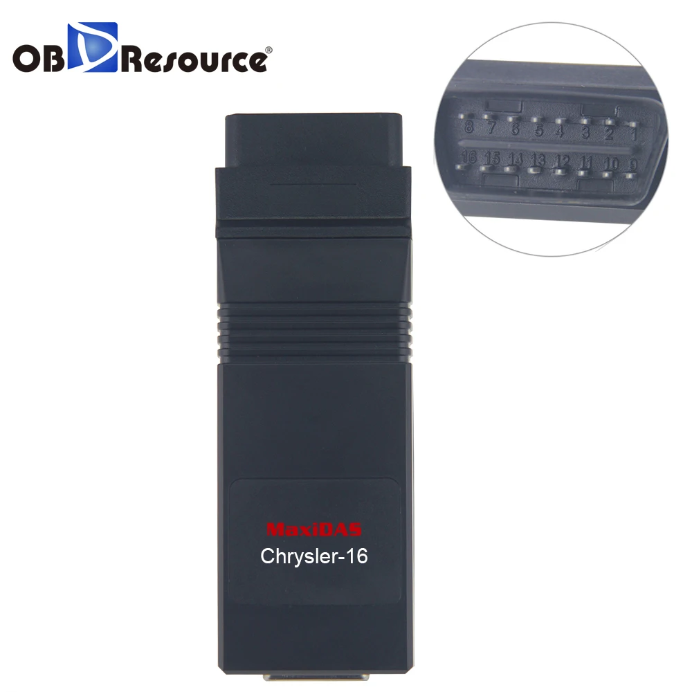 MaxiDAS DS708 16Pin Adapter For Chrysler Car OBDII OBD Connector Original From Autel Technology 708 Adaptor Car Diagnostic Tool
MaxiDAS DS708 16Pin Adapter For Chrysler Car OBDII OBD Connector Original From Autel Technology 708 Adaptor Car Diagnostic Tool