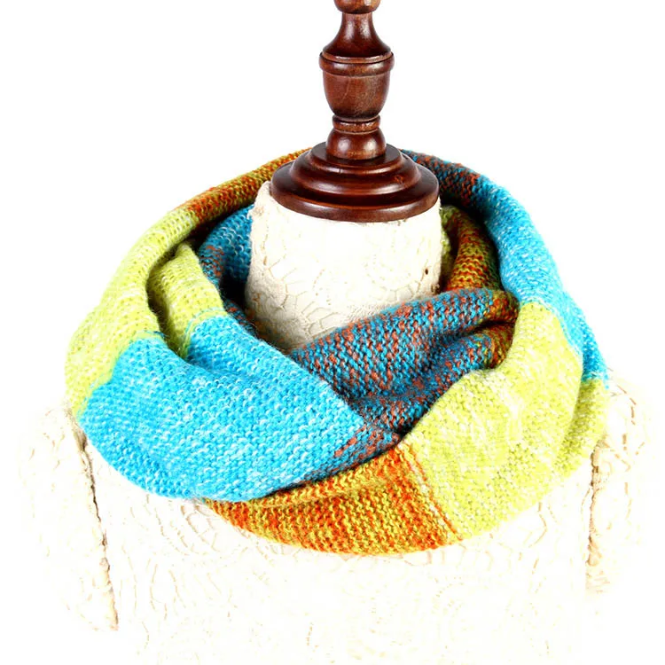 Autumn winter lic women scarf Thicken knitting Wool Collar Shawl Neck Warmer Fashion High Quality Scarves female Wrap soft 308 13