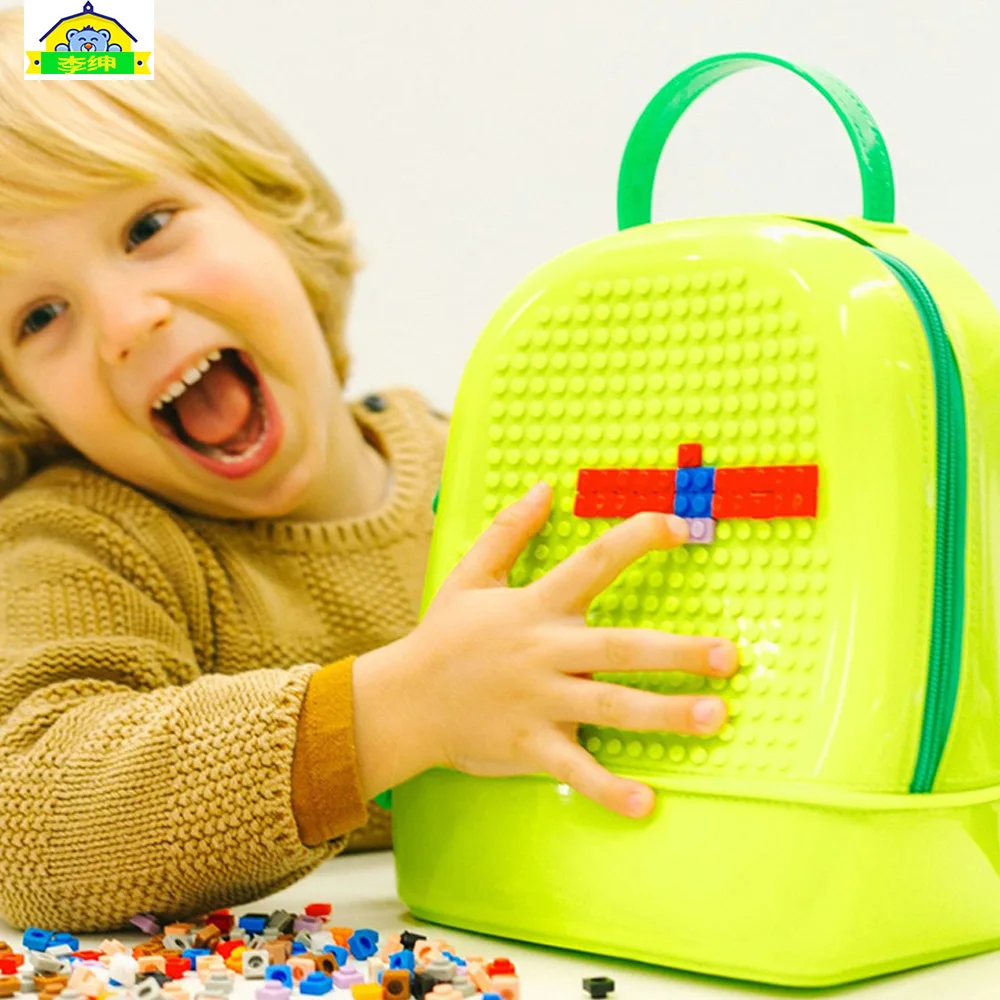 Children's Small Particulate Building Blocks Assembling Toy Backpack Puzzle DIY Multi-purpose Schoolbag For Boys And Girls
Children's Small Particulate Building Blocks Assembling Toy Backpack Puzzle DIY Multi-purpose Schoolbag For Boys And Girls