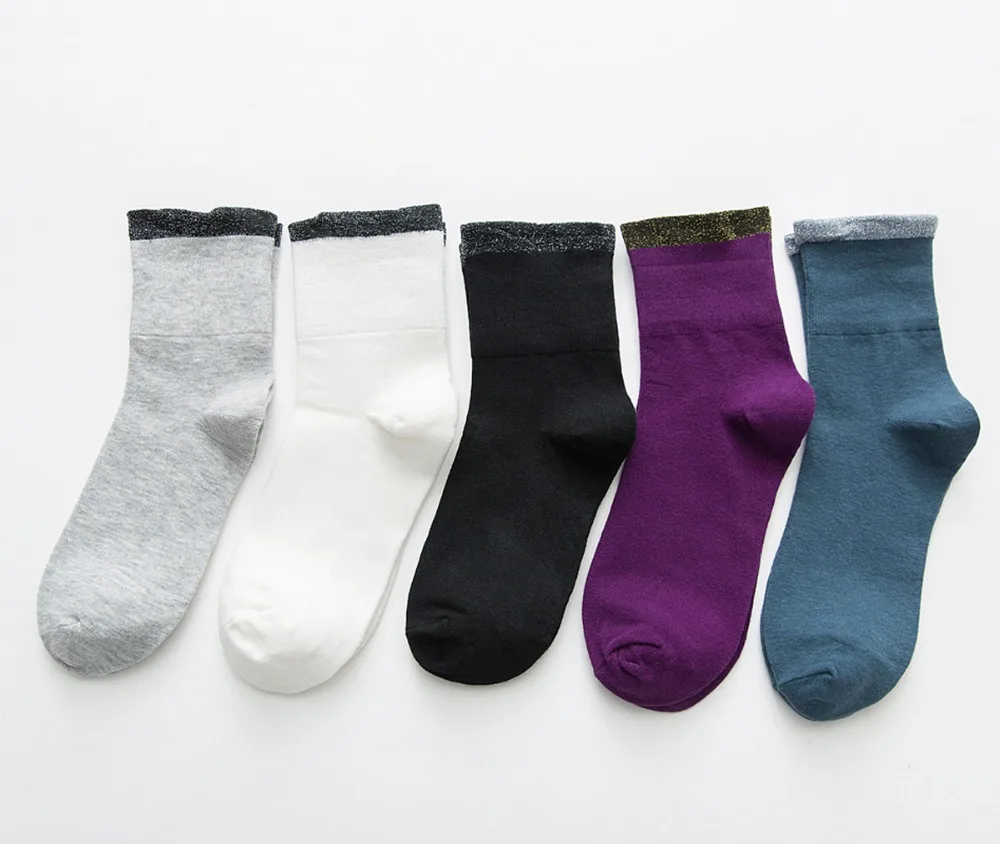 Fashionable Cotton Women Ladies Jacquard Spring Autumn Crew Heap Socks Flanging Color Match Breathable Solid Casual Japanese
Fashionable Cotton Women Ladies Jacquard Spring Autumn Crew Heap Socks Flanging Color Match Breathable Solid Casual Japanese