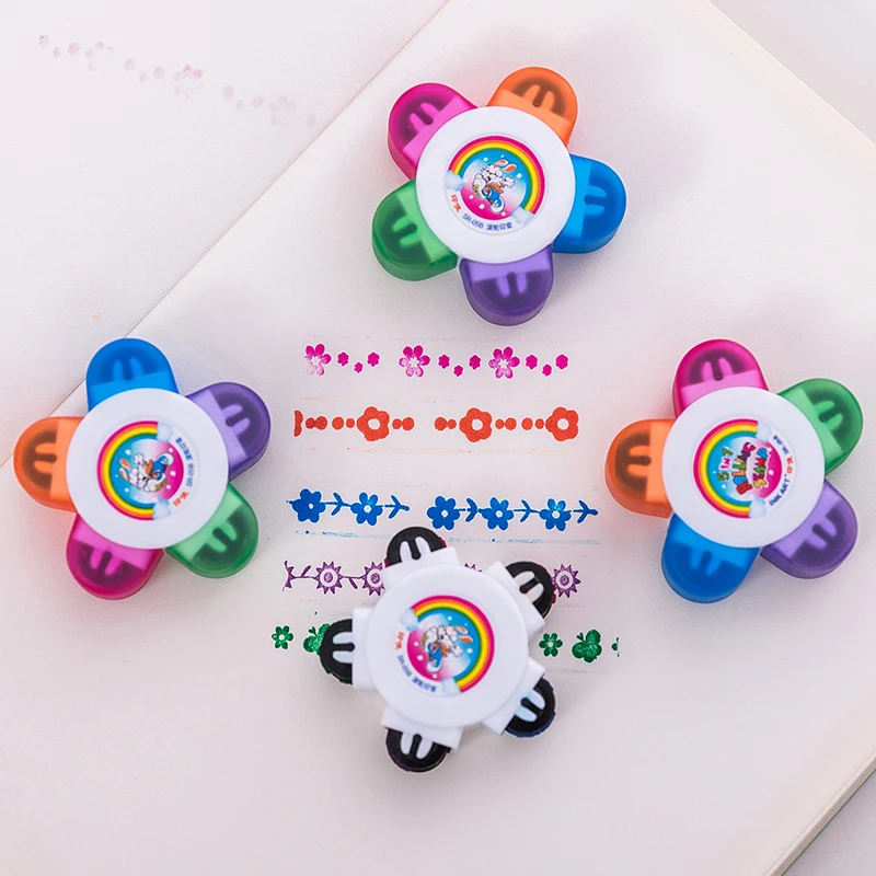 5 IN 1 Flower Combination Pens Shape Stamps Sets Cycle Roller Stamp Kids DIY Handmade Scrapbook Photo Album Students Stamps Arts
5 IN 1 Flower Combination Pens Shape Stamps Sets Cycle Roller Stamp Kids DIY Handmade Scrapbook Photo Album Students Stamps Arts
