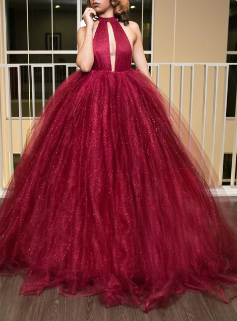 Burgundy Halter Quinceanera Dresses Sequin Sexy Backless Ball Gown 2019 Prom Tulle Sleeveless Floor Length Vestidos De 15 Anos
Burgundy Halter Quinceanera Dresses Sequin Sexy Backless Ball Gown 2019 Prom Tulle Sleeveless Floor Length Vestidos De 15 Anos