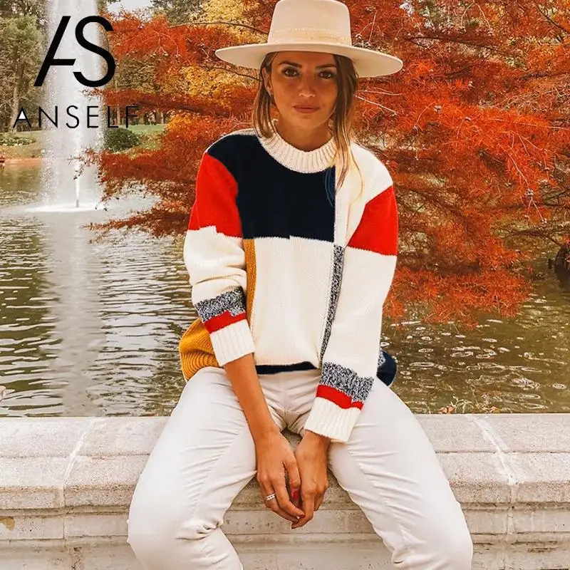 2019 Autumn Winter Christmas Sweater Women Pullover Knitted Sweater Tops Multicolor O-Neck Long Sleeve Knitwear female Jumper
2019 Autumn Winter Christmas Sweater Women Pullover Knitted Sweater Tops Multicolor O-Neck Long Sleeve Knitwear female Jumper