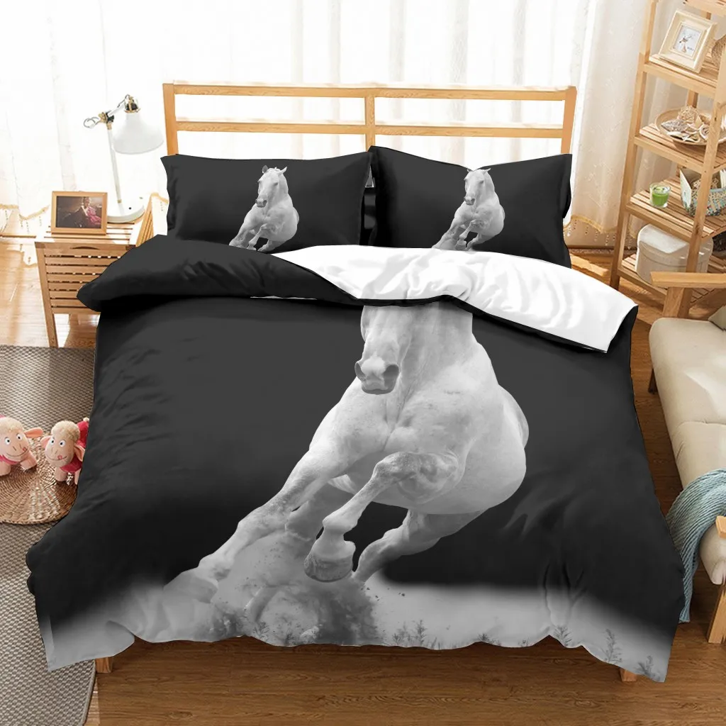 Animal Horse Bedding Set Duvet Cover QH79 Bedclothes Vintage Home Textiles 3 pcs Twin Full Queen California King Size 3D Printed
Animal Horse Bedding Set Duvet Cover QH79 Bedclothes Vintage Home Textiles 3 pcs Twin Full Queen California King Size 3D Printed