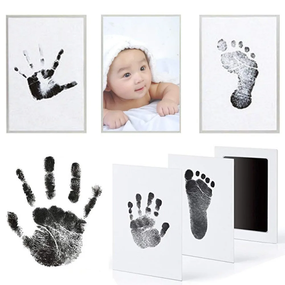 Footprint Imprint Kit Baby Ink Pad Storage Memento Ink Newborn Baby Souvenir Drawer Inkless Handprint Casting Photo Frame Kits
Footprint Imprint Kit Baby Ink Pad Storage Memento Ink Newborn Baby Souvenir Drawer Inkless Handprint Casting Photo Frame Kits