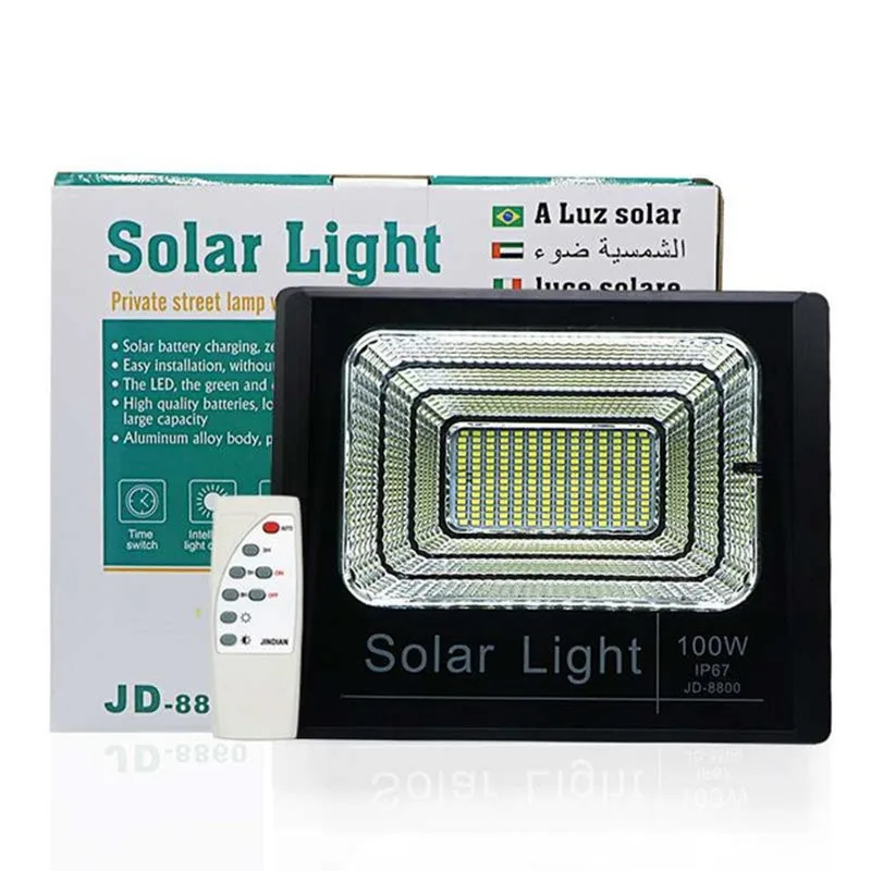 JLAPRIRA LIGHTING 200W LED Solar Flood Light Reflector 200Watt Solar Powered Floodlight With Solar Panel Security Garden Lamp
JLAPRIRA LIGHTING 200W LED Solar Flood Light Reflector 200Watt Solar Powered Floodlight With Solar Panel Security Garden Lamp