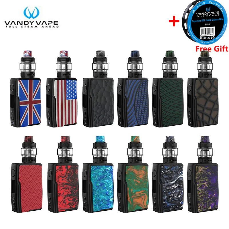 Original Vandy Vape Swell Kit 188W Vandyvape Swell Box MOD Vape 3ml Tank Mesh Coil Elelctronic Cigarette Waterproof PCBA
Original Vandy Vape Swell Kit 188W Vandyvape Swell Box MOD Vape 3ml Tank Mesh Coil Elelctronic Cigarette Waterproof PCBA
