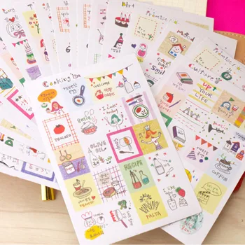 16 sheets /Lot DIY Scrapbook Diary Stickers for Notebook Telephone Kawaii Decoration Sticker Stationery
16 sheets /Lot DIY Scrapbook Diary Stickers for Notebook Telephone Kawaii Decoration Sticker Stationery