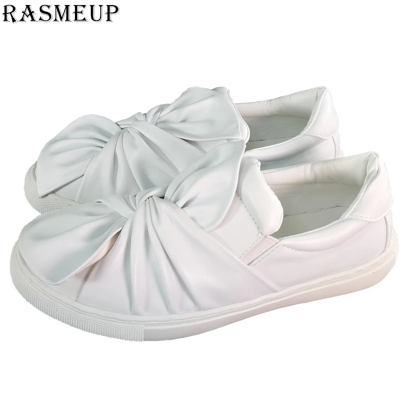RAMSEUP Leather Women's White Sneakers 2018 Spring Autumn Fashion Flat Slip On Women Shoes Comfortable Woman Casual Footwear
RAMSEUP Leather Women's White Sneakers 2018 Spring Autumn Fashion Flat Slip On Women Shoes Comfortable Woman Casual Footwear