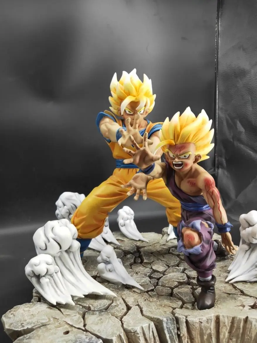 1/6 Dragon Ball Z Son Goku & Gohan Statue Resin Model GK Collectible | Игрушки и хобби