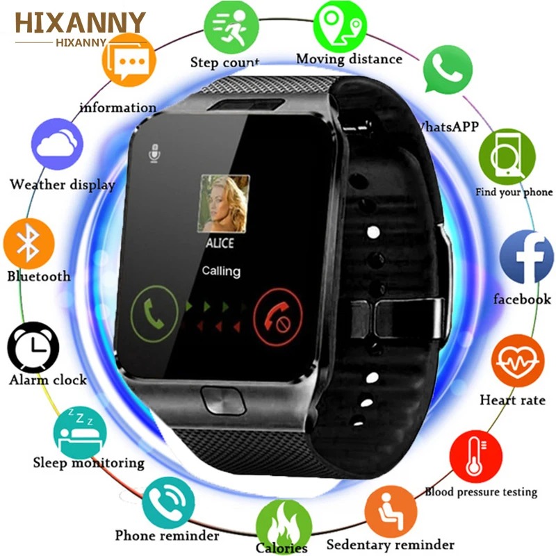 2019 Bluetooth Smart Watch DZ09 Smartwatch TF SIM Camera Men Women Sport Wristwatch for Samsung Huawei Xiaomi Android IOS Phone
2019 Bluetooth Smart Watch DZ09 Smartwatch TF SIM Camera Men Women Sport Wristwatch for Samsung Huawei Xiaomi Android IOS Phone