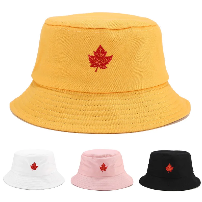 2019 Men Women Maple Leaf Bucket Hat Hip Hop Fisherman Hat Panama Embroidery Cotton Outdoor Summer Casual Bob Visor Bucket Cap
2019 Men Women Maple Leaf Bucket Hat Hip Hop Fisherman Hat Panama Embroidery Cotton Outdoor Summer Casual Bob Visor Bucket Cap