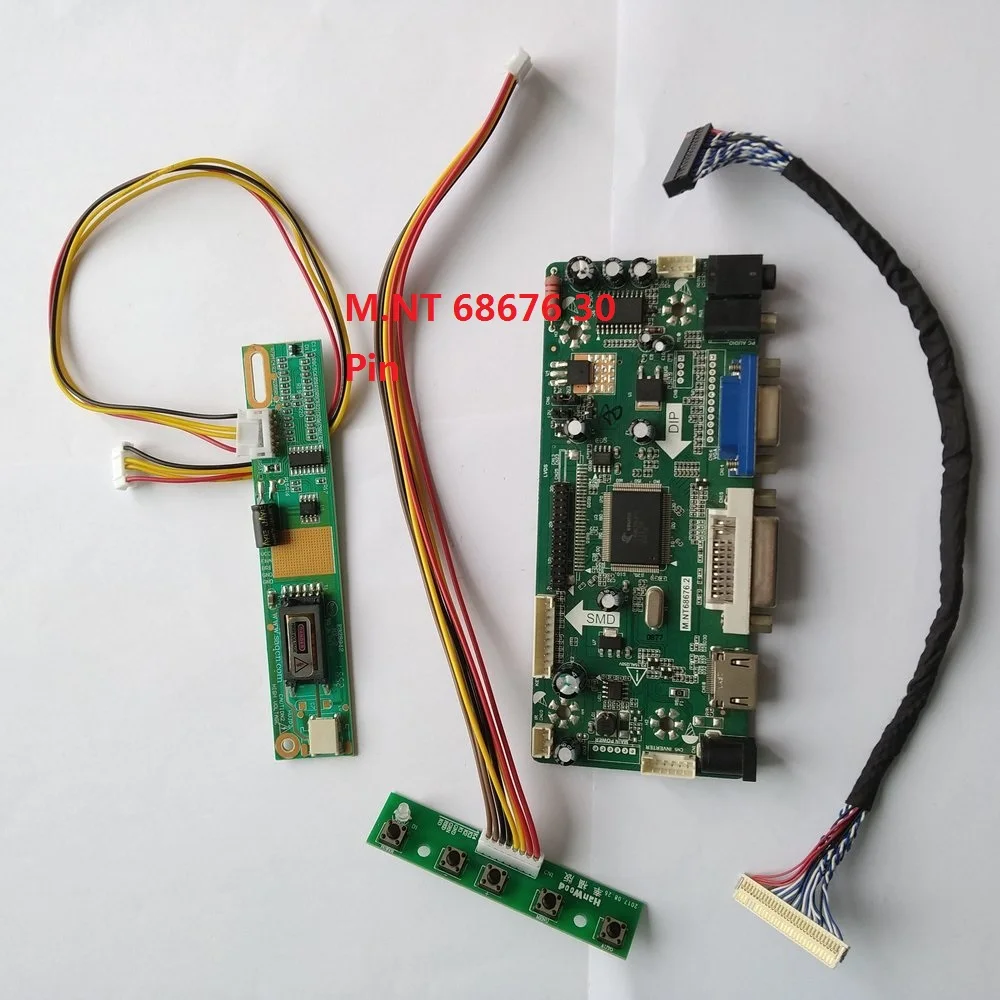 Kit for LTN154P3-L02 15.4" Display Panel 1 lamps LVDS Controller board Screen Driver 1680X1050 30pin VGA Signal DVI HDMI
Kit for LTN154P3-L02 15.4" Display Panel 1 lamps LVDS Controller board Screen Driver 1680X1050 30pin VGA Signal DVI HDMI