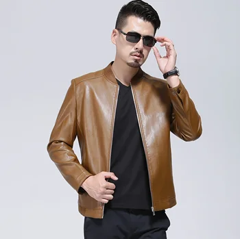 1713 New Fashion Men's Clothes Spring and Autumn Men's casual leather Coat Young Man Leather jacket Coat
1713 New Fashion Men's Clothes Spring and Autumn Men's casual leather Coat Young Man Leather jacket Coat