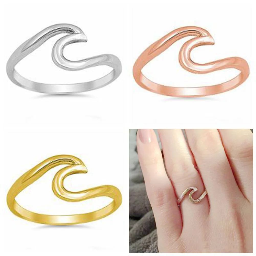 Wave Surf Beach Ring handmade Wire Wrap Filled Bride Girlfriend Gift Simple Wedding Jewelry Ring
Wave Surf Beach Ring handmade Wire Wrap Filled Bride Girlfriend Gift Simple Wedding Jewelry Ring