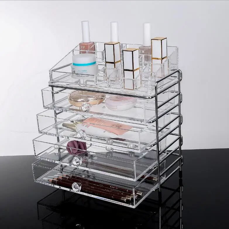 NOQ Nail Polish Nails Art Tool With Drawer Comestic Storage Box Acrylic Transparent Lipsticks Organizer Nail Brushes Files
NOQ Nail Polish Nails Art Tool With Drawer Comestic Storage Box Acrylic Transparent Lipsticks Organizer Nail Brushes Files