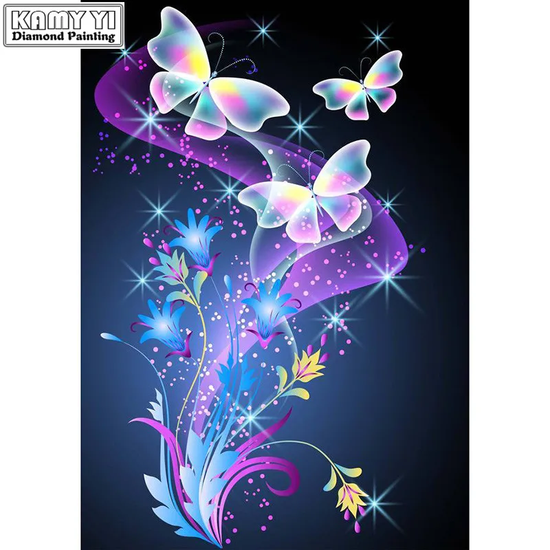 Full Square Drill 5D DIY Diamond Painting "Flower & butterfly" 3D Embroidery Cross Stitch Mosaic Home Decoration
Full Square Drill 5D DIY Diamond Painting "Flower & butterfly" 3D Embroidery Cross Stitch Mosaic Home Decoration