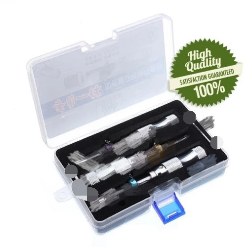 3pcs Full Kit Accessories Tubular 7 Pins 7.0mm 7.5mm 7.8mm Locksmith Lock Pick Tool set With
3pcs Full Kit Accessories Tubular 7 Pins 7.0mm 7.5mm 7.8mm Locksmith Lock Pick Tool set With
