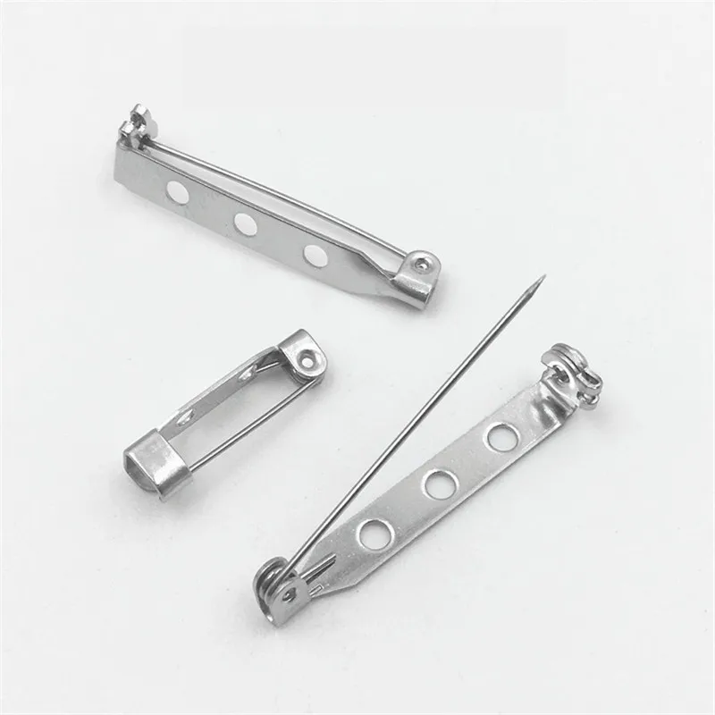 100pcs 14-33mm stainless steel Safety Lock Back bar Pin DIY brooch base, use for brooch and hair jewelry
100pcs 14-33mm stainless steel Safety Lock Back bar Pin DIY brooch base, use for brooch and hair jewelry