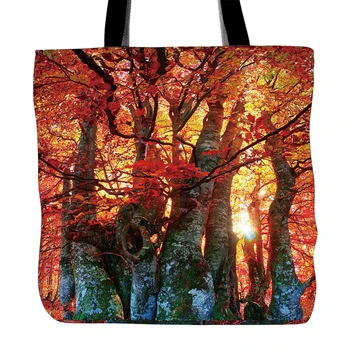 Forest Scenery Printing Tote Bag For Shopping Travel School Used White Canvas Hand Bags With Double Sided Printing
Forest Scenery Printing Tote Bag For Shopping Travel School Used White Canvas Hand Bags With Double Sided Printing