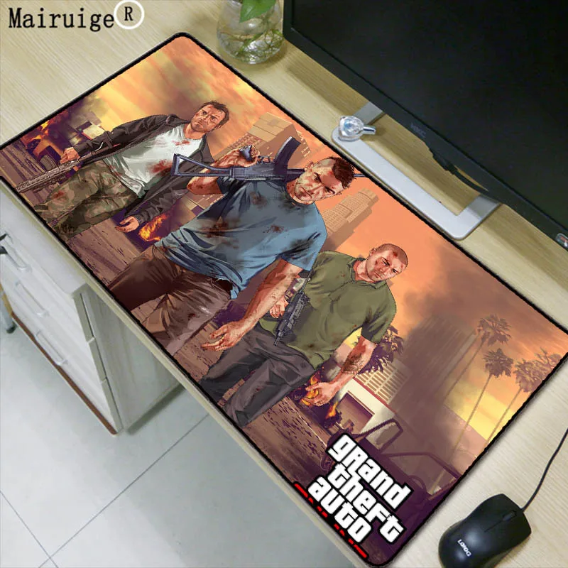 Laumans Gta 5 Speed Keyboard Mat Locking Mousepad Gaming Mouse Pad Desk Mat for Game Player Desktop PC Computer Laptop LOL CS
Laumans Gta 5 Speed Keyboard Mat Locking Mousepad Gaming Mouse Pad Desk Mat for Game Player Desktop PC Computer Laptop LOL CS