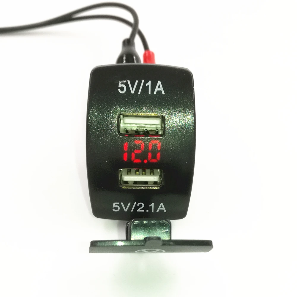Waterproof 12V-24V Mini Micro Dual USB Plug Car Motorcycle Cigarette Lighter Socket Car Charger LED Digital Voltmeter Meter(6.8)
Waterproof 12V-24V Mini Micro Dual USB Plug Car Motorcycle Cigarette Lighter Socket Car Charger LED Digital Voltmeter Meter(6.8)